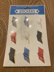 Vintage Stickers SEALED Christian Bible 4 Sheets Scripture Press RARE