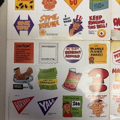 Scholastic Stickers – Vintage 1980 As Is Damage On A Few Stickers