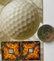 GOLF BALLS Cardstock Stickers (22pc)Scrappin’ Sports•Game•Par •Players•PGA Tours