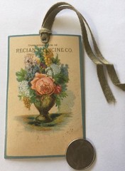 VASE Scrappy Chic Vintage Tags (1pc) MAMBI•Victorian•Steampunk •Faded•Florals•••