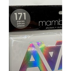 Me & My Big Ideas mambiSTICKS Holographic Alphabet Stickers 171pc STL-316 NEW