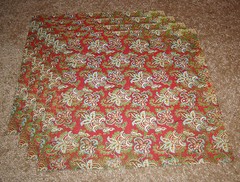 Daisy D’s Vintage Christmas Paper(4) ~ Sugarplum Paisley….Candy Apple.