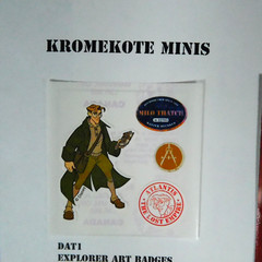 Disney Atlantis The Lost Empire Lot of 6 Sandylion Stickers Prismatic Kromekote