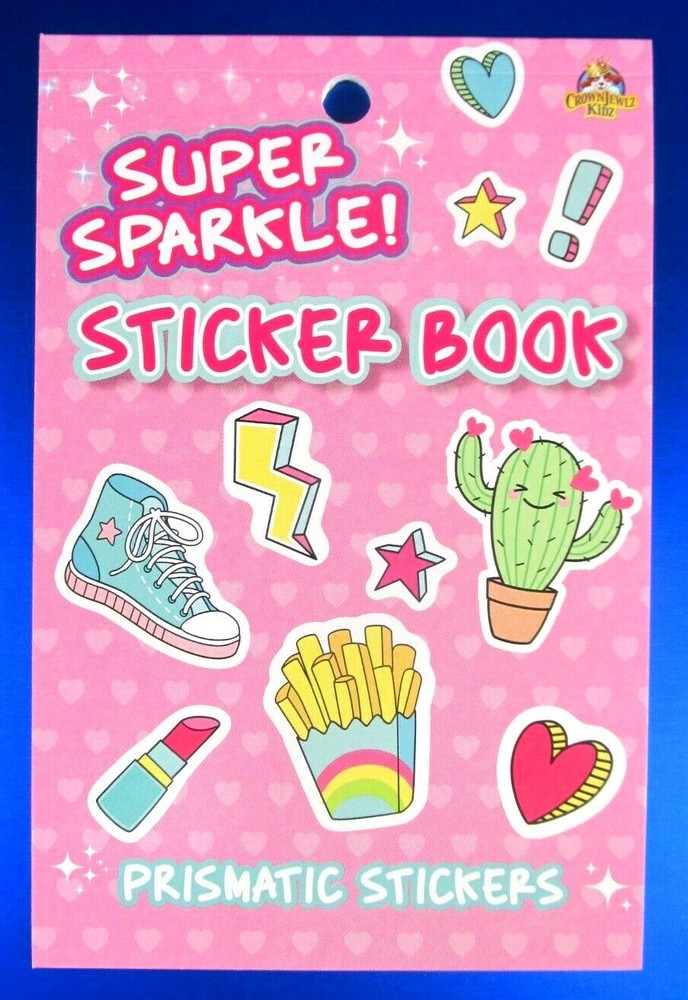 Crown Jewlz Animals & Food Prismatic Mini Sticker Book
