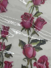 Provo Craft Home Accents Rub On Transfers Floral Borders Pink Roses Vintage 1999