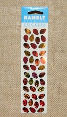 HAMBLY STUDIOS PRISMATIC STICKERS -MICRO LADY BUGS