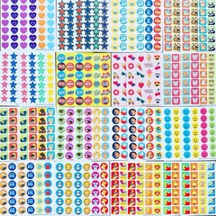 269+ STICKERS Star Heart Animal Rainbow Smiley Face Bird Water Sea Life