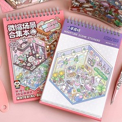 Miniature Scene 3D Sticker Collection DIY House Sticker Make Your Own Store/Room