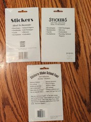 Vintage Holiday Stickers by Paper Magic Group Lot Of 3 New In Package Sealed
