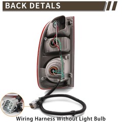 Tail Light Assembly Compatible With 2005-2006 Toyota Tundra Fleetside Regular…