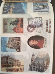 30 Sheets Detailed Global Travel Sticker Book & Eph Papers 30 Sheets Of Stickers