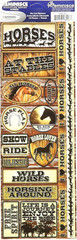 Signature Series 2012 Cardstock Combo Stickers 4.25″X12″-Horses
