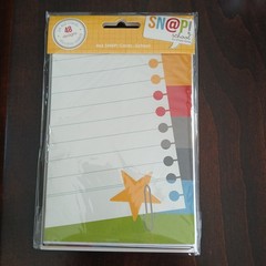 Simple Stories, SN@P Studio, School Days, Stickers & 24 4×6 Cards, 2 Packs, New