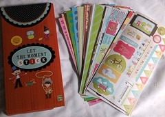 3Birds Let The Moment Stick – Set Of 40 Stickers Sheets 6″x12″ /542