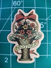 3 Retro Sailor Tattoo 2″ Stickers Navigation Ship Women Anchor Motorcycle Biker