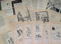 42 Piece Illustrated Poetry Vintage Paper Pack – Vintage Poetry – Scrapbooking