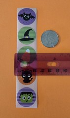 50 HALLOWEEN STICKERS/ HALLOWEEN REWARD STICKERS/HALLOWEEN PARTY FAVORS