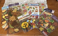 Jolee EK Fall Themed Assorted Sticker 3-Dimensional Scrapbook Craft Sticker Pack