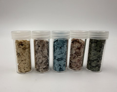 Lot of MIXED MEDIA & SCRAPBOOK Beads Glitter & Texture Embellishments, USED