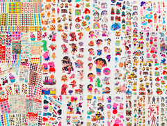 Stickers Kid Cartoons Characters Lot of 19 New Quality Packs, Great for all ages