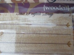 Portfolia Gifted Memories Scrapbook Findings Wooden Stamps Purple Ink Pad New