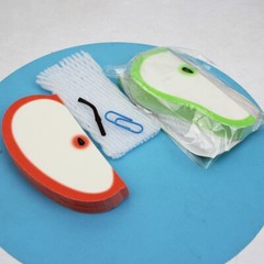 2PCS/Set Cute Fruit Memo Pad Apple Pear Shaped Note Paper School Supplies DIY