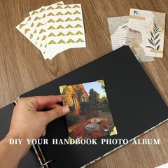 240 Pieces Photo Corners for Scrapbooking, Gold Photo Corner Stickers, Self-Adhe