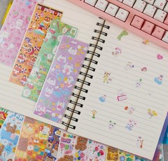60Sheets Mixed Korean Cute Deco Photo Cards Scrapbook Stickers