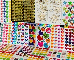 Sticker Lot 199+ Stickers, SUNSHINE SUNNY HAPPY FACE SMILEY COLORFUL SUN RAINBOW
