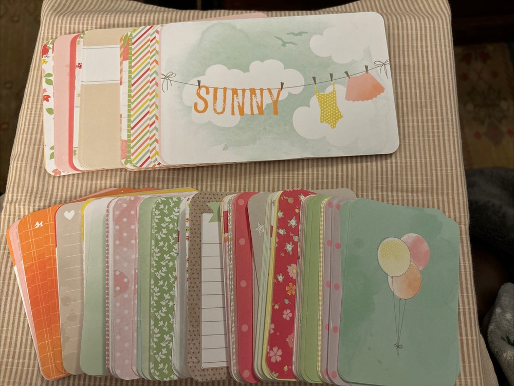 Set Of 281 Scrapbook Journaling Cards Project Life/Becky Higgins/Dear Lizzy