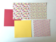 K166 – BAKE ME HAPPY MADE WITH LOVE 6X6 SCRAPBOOK CARD KIT WITH DIECUTS