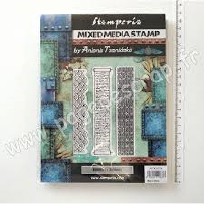 Stamperia Rubber Stamps Mixed Media – BORDERS
