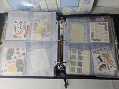 HUGE Creative Memories Binder, Sleeves, Stickers, & Paper Lot Binder #2