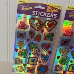 Vintage Trend Enterprises Foil Bright Stickers 3 Packages New Sealed