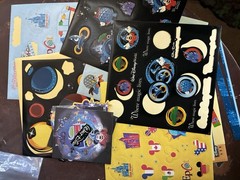 Vintage DISNEY EPCOT Mickey Mouse Minnie Lot Approx 110 + Scrapbook Sheets 12×12