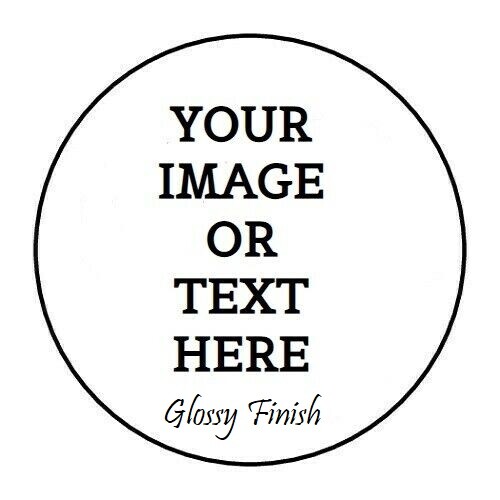 63 CUSTOM PERSONALIZED ENVELOPE SEALS LABELS STICKERS PARTY FAVORS 1″ ROUND