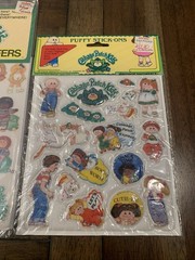 Colorforms Cabbage Patch Kids Rub N’ Play Transfers and Puffy Stick-Ons – 1983