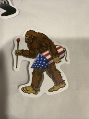 Lot of 10 Assorted Outdoor Bigfoot Sasquatch Yeti Swamp Ape Believe Stickers