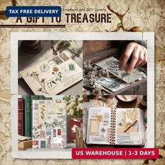 450 PCS Vintage Scrapbook Supplies Junk Journal Supplies, Scrapbook Supplies …