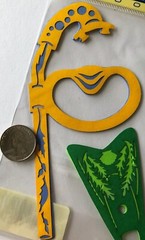 SNORKELING Laser Overlay Die-Cuts(3pc)DCWV•Flippers•Diving •Mask•Ocean•Tropical