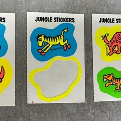 VTG 1990s Jungle Sticker ConAgra Frozen Foods BJ The Chief Kid Cuisine Rare Lot