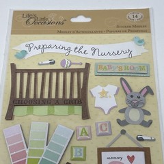 Preparing The Nursery Baby’s Room Scrapbooking Stickers Life’s Little Occasions