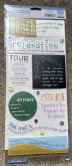 6 x 12″ STICKO THEMED STICKERS SCHOOL «ON OUR WAY» TRAVEL QUOTES