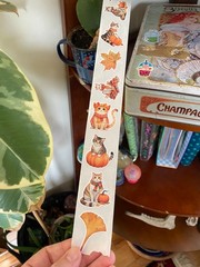 Retro Stickers Off The Roll: Fall, Christmas, Winter, + Halloween: You Choose!
