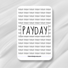 Payday planner stickers | finance tracker | bullet journaling | .5″ wide
