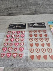 Sticker Lot – Valentine’s Day Love Vday Scrapbooking 3D Stickers Jolee’s #10