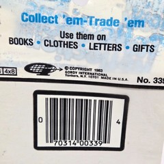 VINTAGE 1983 GORDY SILVER GLOW REFLECTION STICKERS NEW SEALED MIRROR HEART FISH
