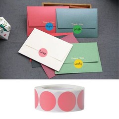 3000 Pieces 1 Inch Round Removable Color-Code Dot Stickers Circle Dots Stickers