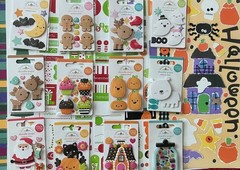 NIGHTMARE B4 CHRISTMAS HALLOWEEN DOODLEBUG STOCKING STICKERS EMBELLISHMENTS $150