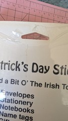 Vintage American Greetings Stickers St Patrick’s Day Clovers Shamrocks 4 Sheets